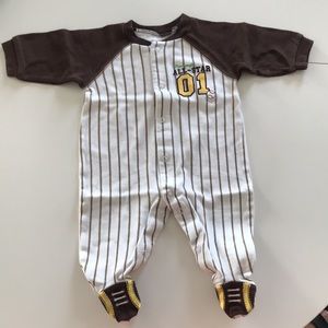 Boys 3month one piece footie